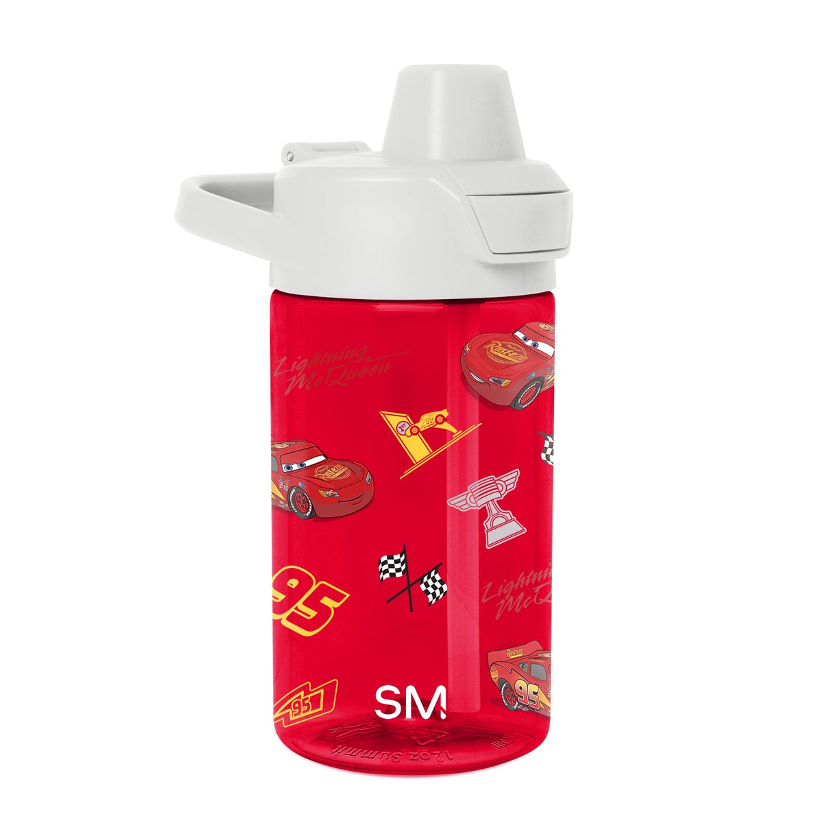 Summit Kids Plastic Water Bottle with Simple Flip Straw Lid
